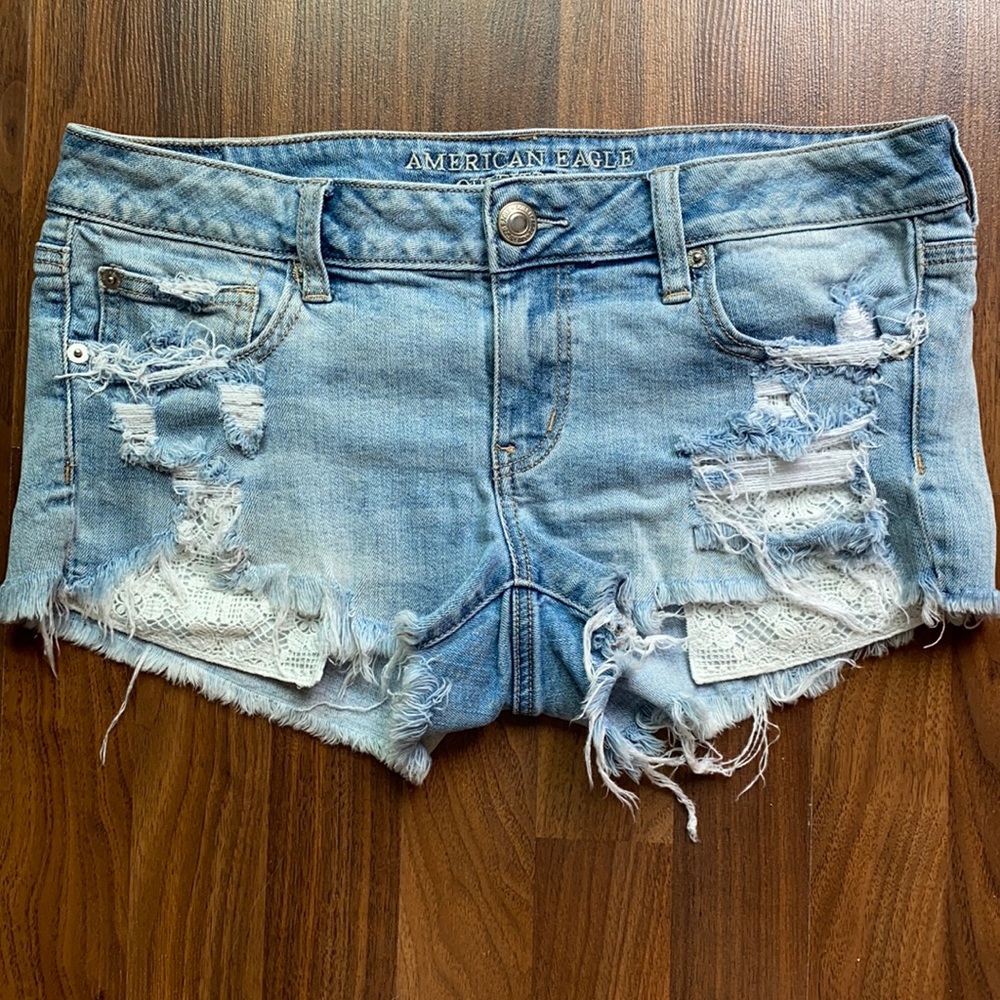 American eagle outfitters AEO super low shortie 8